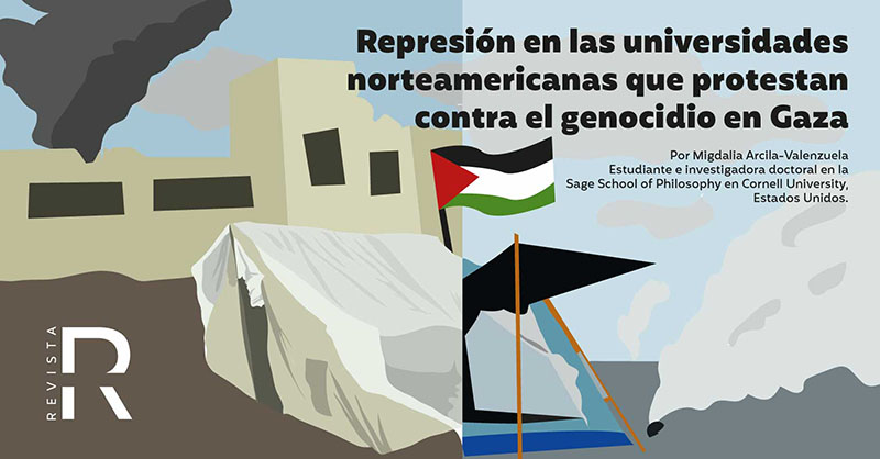 Represión en las universidades norteamericanas que protestan contra el genocidio en Gaza