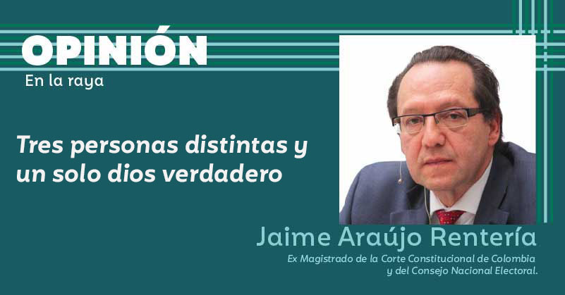 Tres personas distintas y un solo dios verdadero