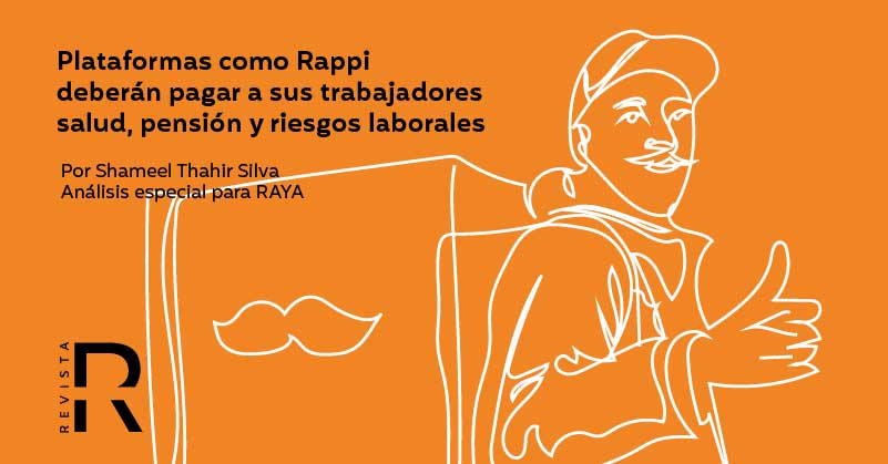 Plataformas como Rappi deberán pagar a sus trabajadores salud, pensión y riesgos laborales