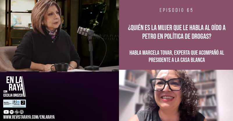 ¿Quién es la mujer que le habla al oído a Petro en política de drogas?