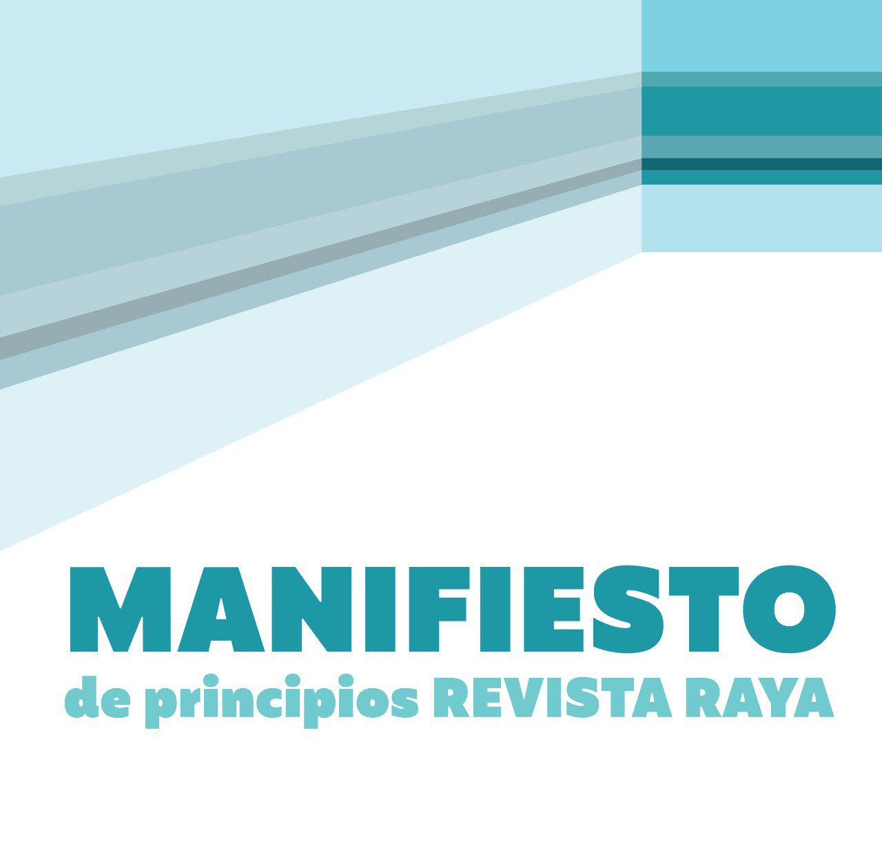 Manifiesto de principios REVISTA RAYA